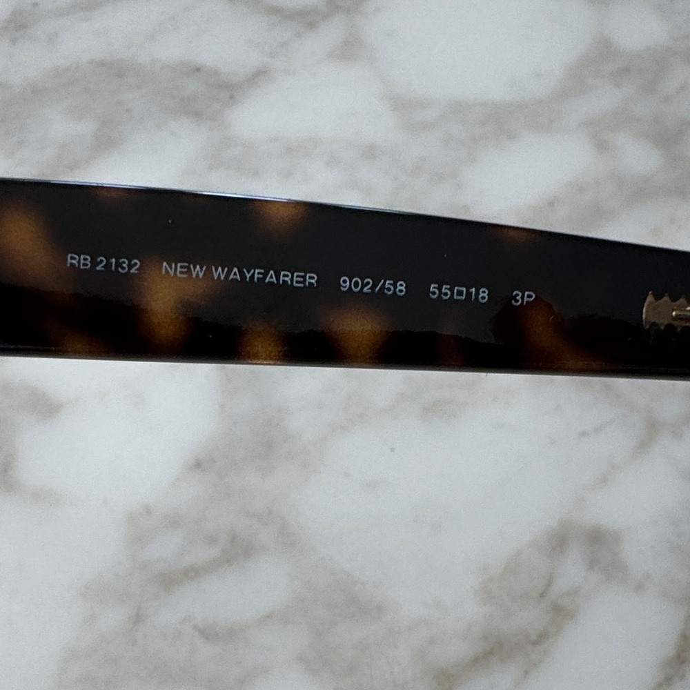 Ray-Ban New Wayfarer Tortoise Sunglasses - Picture 6 of 6